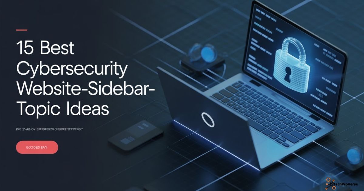 15 Best Cybersecurity Website Sidebar Topic Ideas