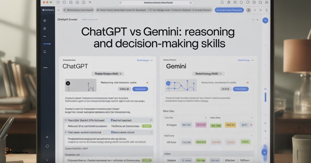 ChatGPT vs Gemini: Reasoning and Decision-Making Skills