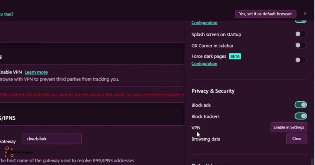 How to Check If Opera GX VPN Is Working