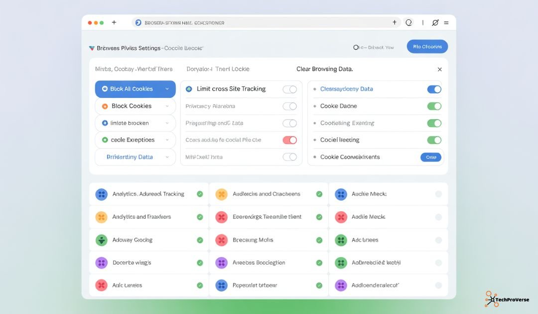 Manage Cookies, Trackers, and Online Privacy Settings
